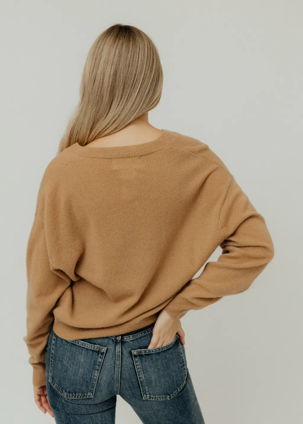 CRUSH Cashmere Malibu V 2.0 Sweater in Camel